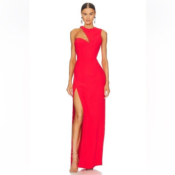 Amanda Uprichard Dresses & Skirts - NEW Amanda Uprichard x Revolve Gilda Gown in Crimson Size XS